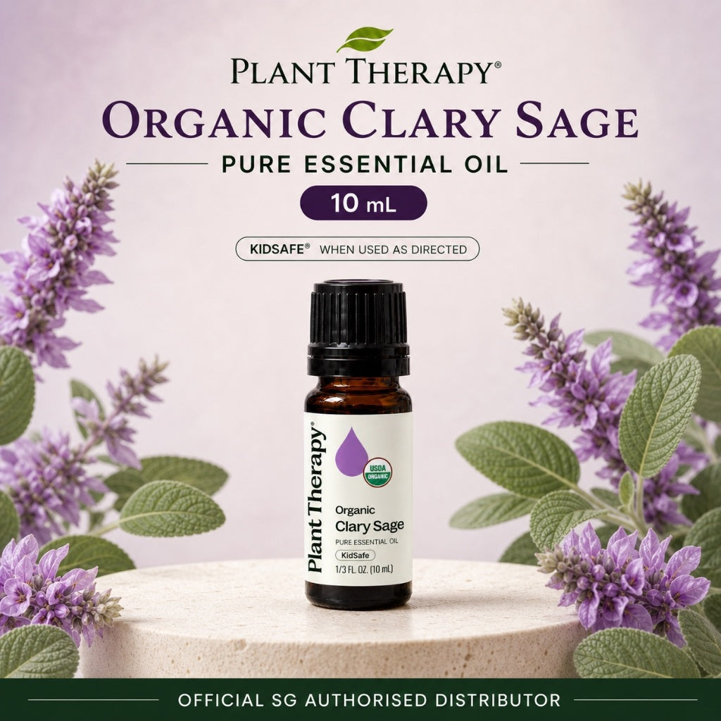 Plant Therapy Organic Clary Sage Essential Oil 10ml