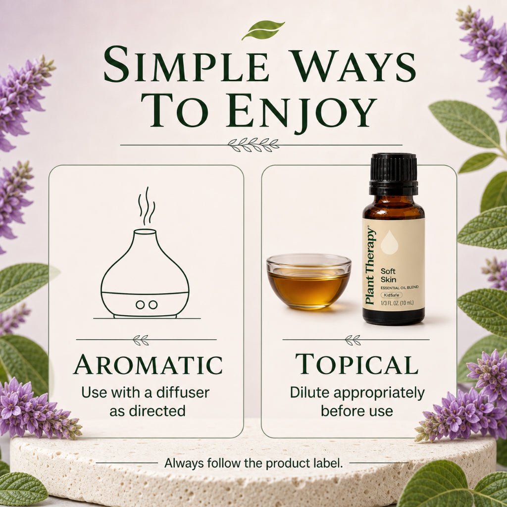 Plant Therapy Soft Skin Synergy Essential Oil