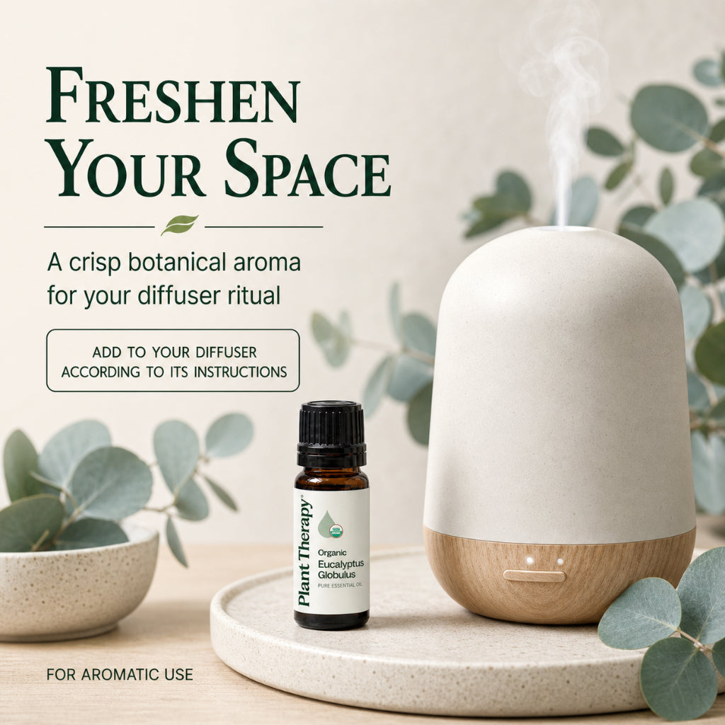 Plant Therapy Organic Eucalyptus Globulus Essential Oil