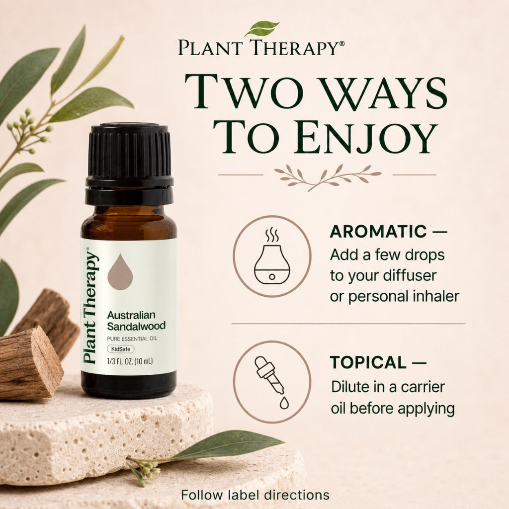 Plant Therapy Sandalwood Australian Essential Oil
