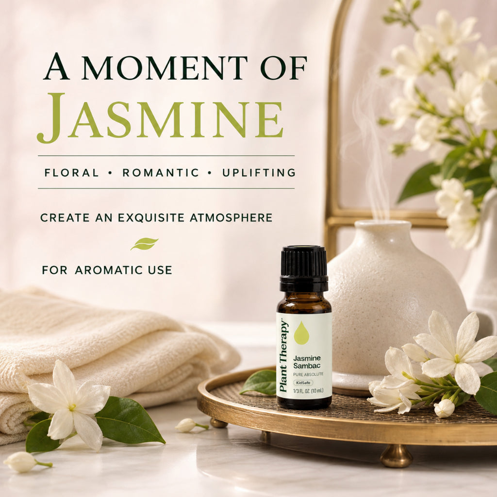 Plant Therapy Jasmine Sambac Pure Absolute Essential Oil