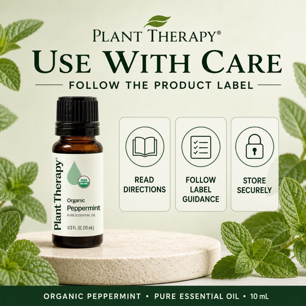 Plant Therapy Organic Peppermint Essential Oil | Official SG Authorised Distributor