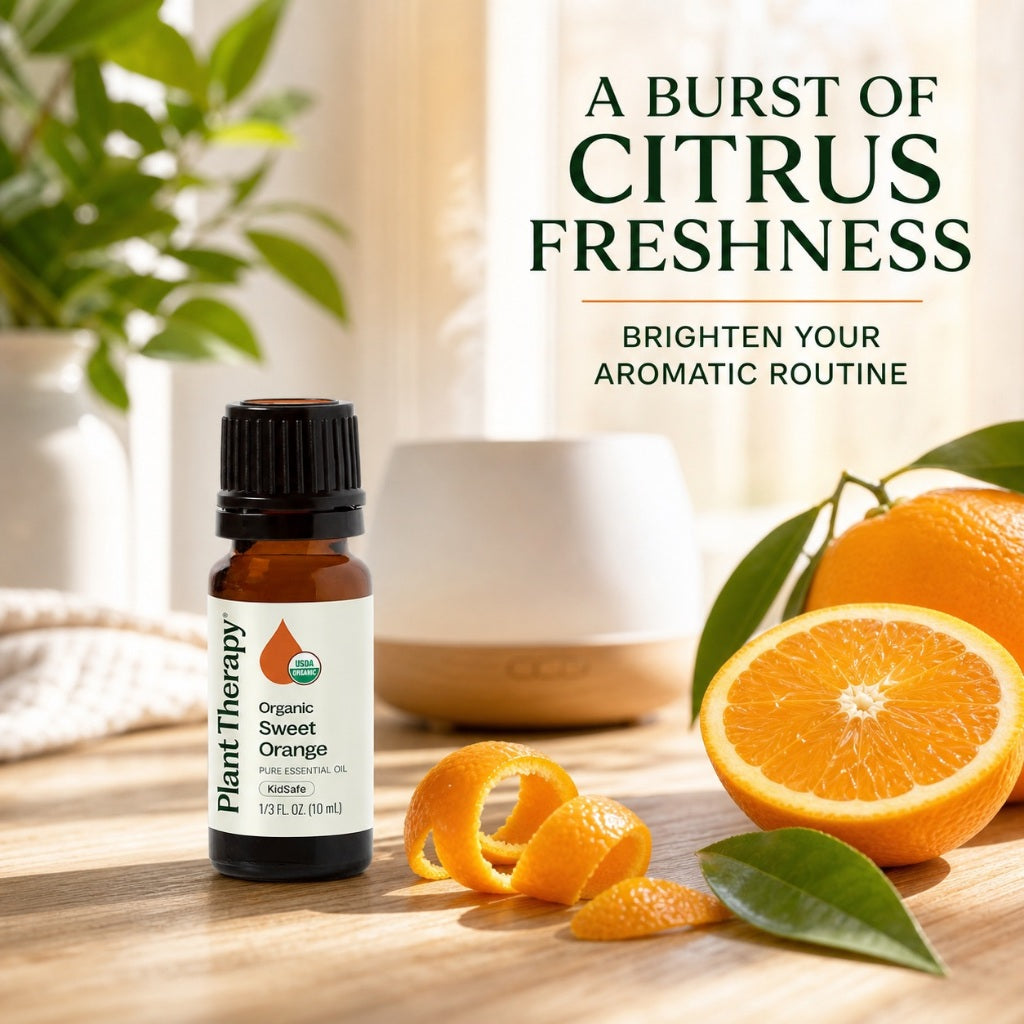 Plant Therapy Organic Sweet Orange Essential Oil