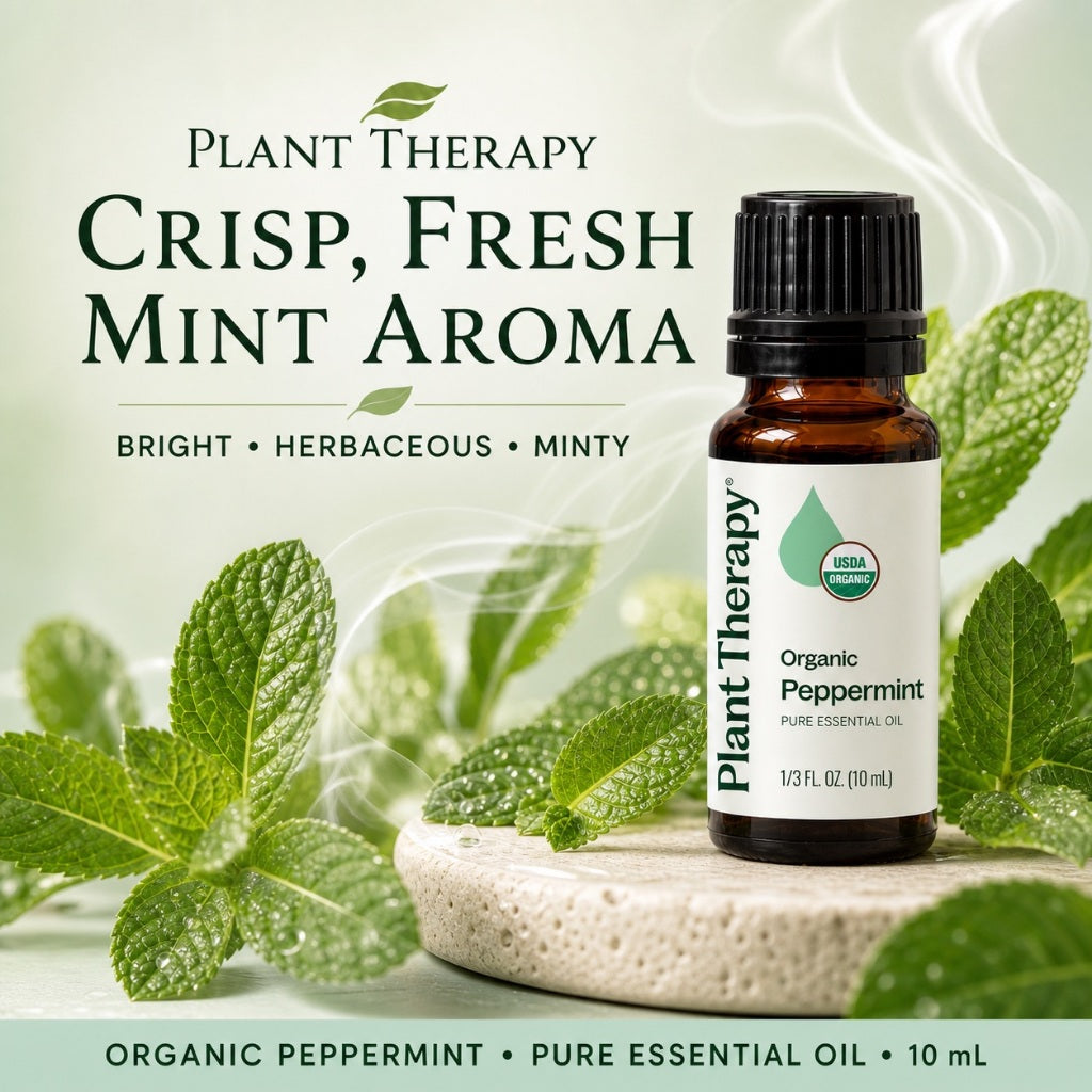 Plant Therapy Organic Peppermint Essential Oil | Official SG Authorised Distributor