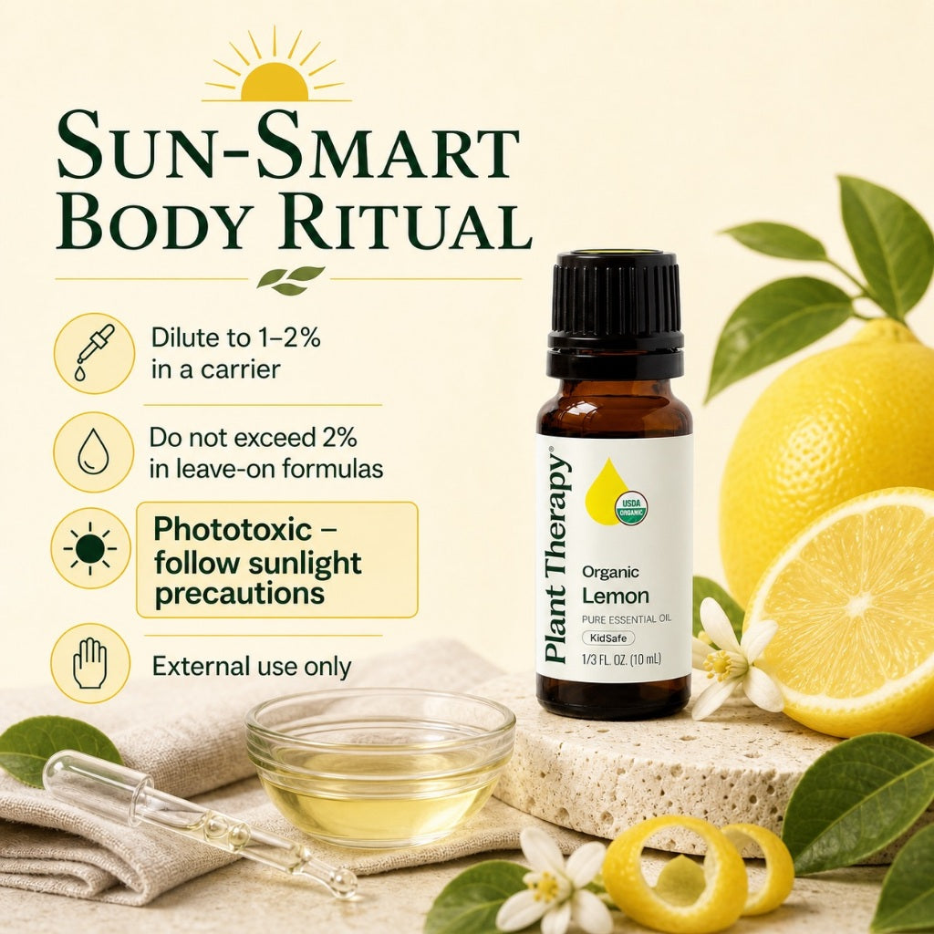 Plant Therapy Organic Lemon Essential Oil