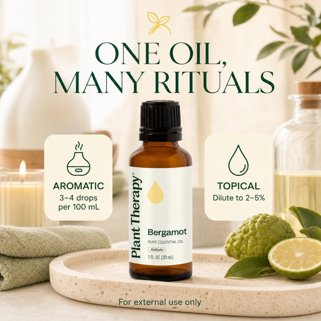 Plant Therapy Bergamot Essential Oil
