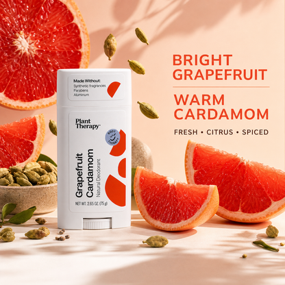 Grapefruit Cardamom Natural Deodorant
