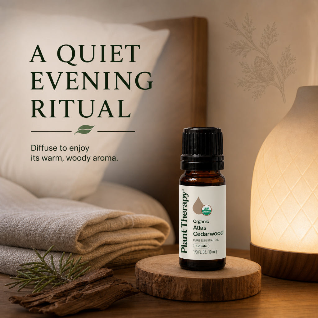 Plant Therapy Organic Cedarwood Atlas Essential Oil