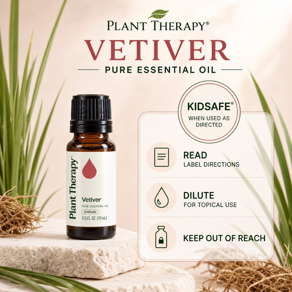 Plant Therapy Vetiver Essential Oil
