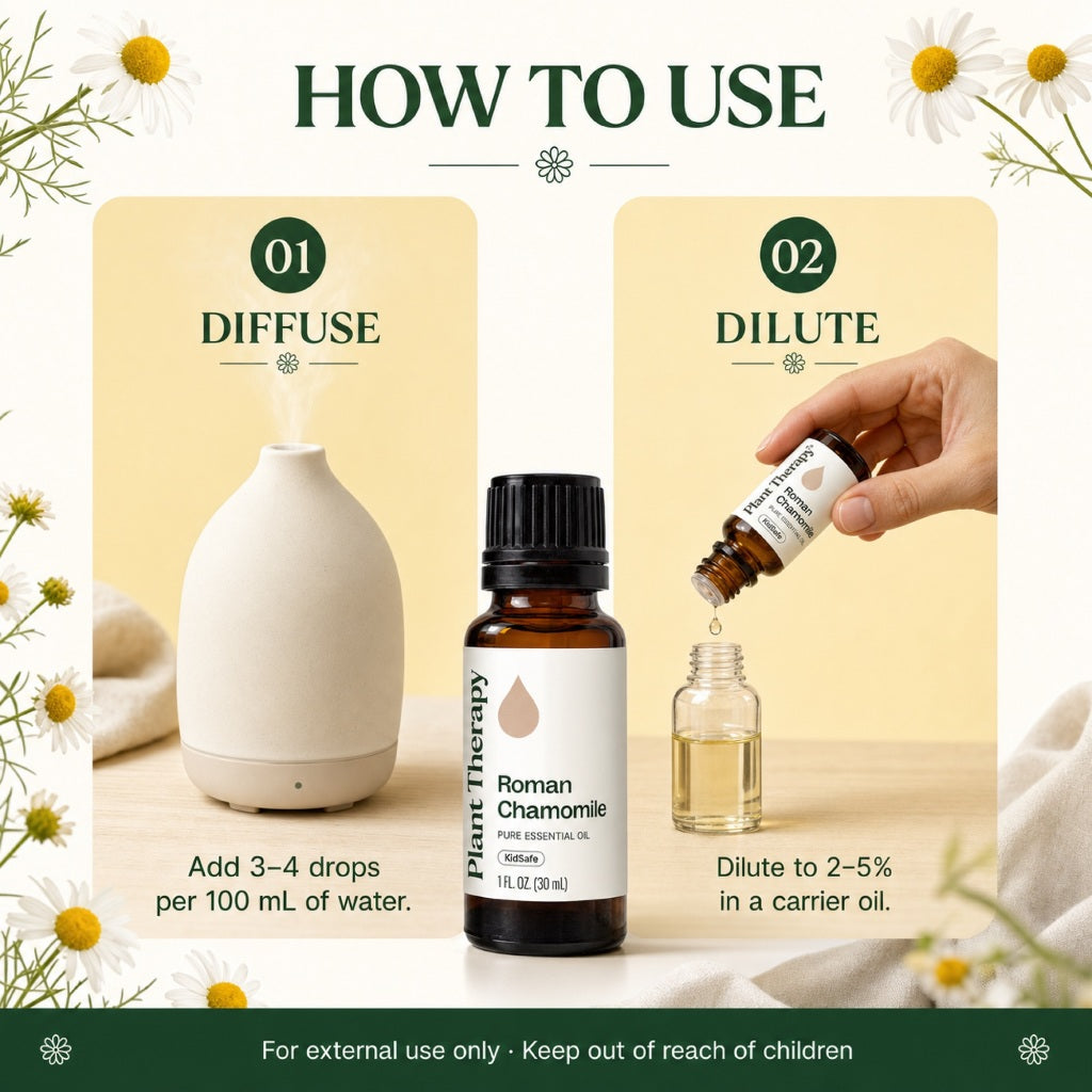 Plant Therapy Chamomile Roman Essential Oil
