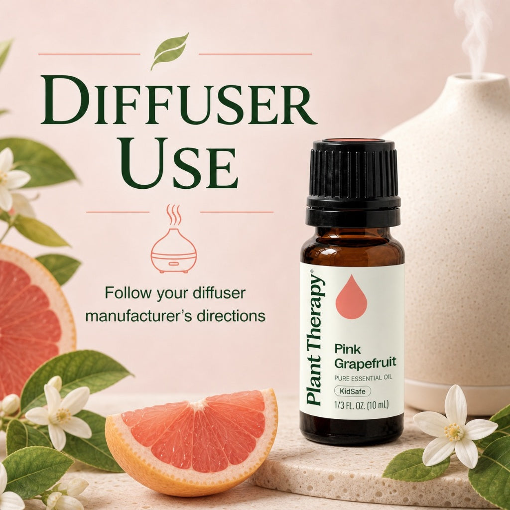 Plant Therapy Grapefruit Pink Essential Oil