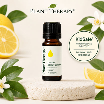Plant Therapy Lemon Steam Distilled Essential Oil