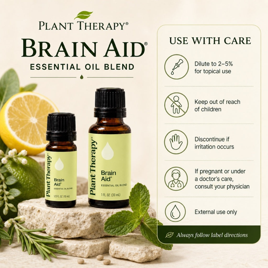 Plant Therapy Brain Aid Synergy Essential Oil