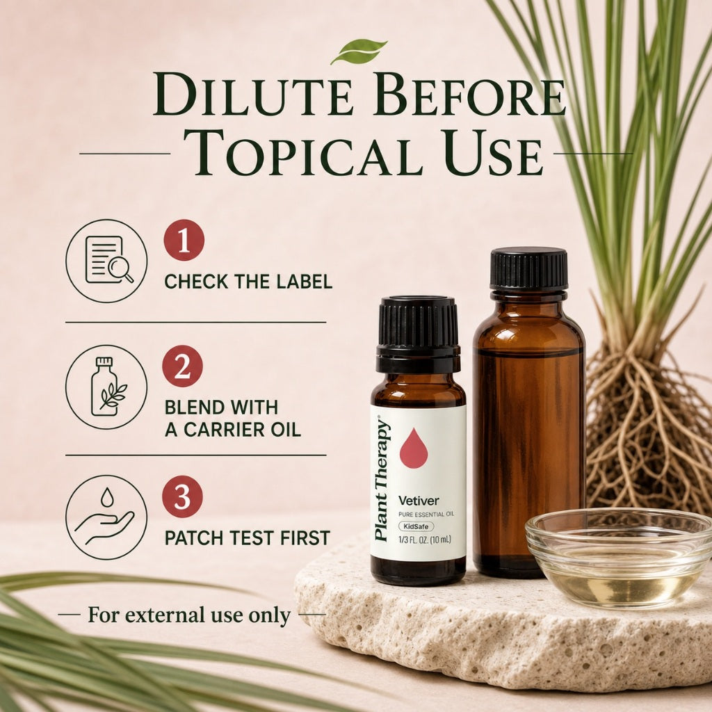 Plant Therapy Vetiver Essential Oil