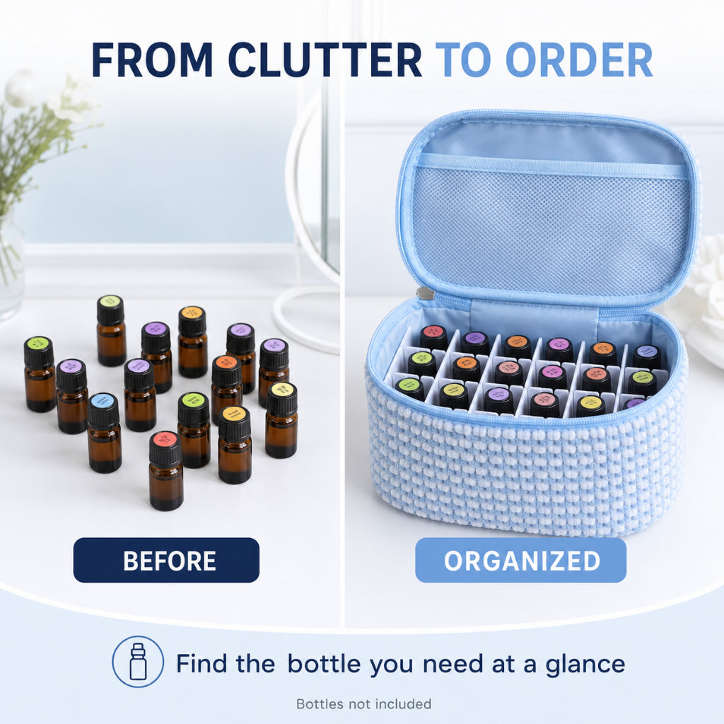 20-Slot Essential Oil Storage Case product image 7 – Nature Therapy Singapore