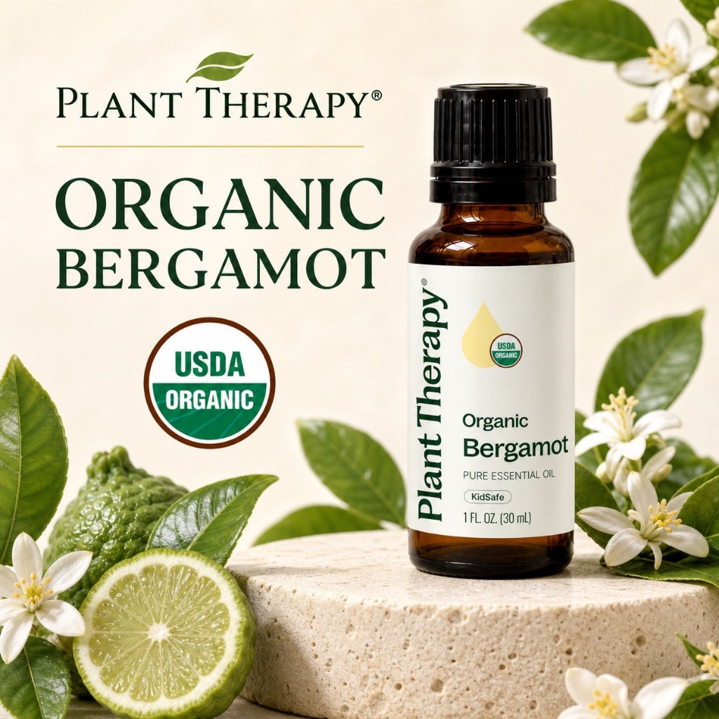Plant Therapy Organic Bergamot Essential Oil