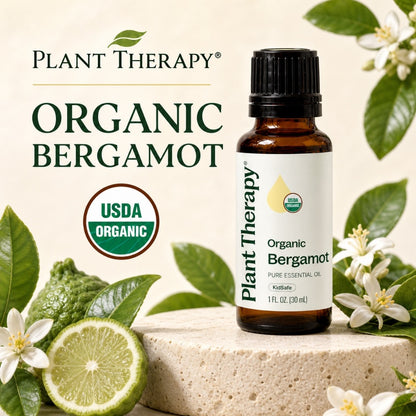 Plant Therapy Organic Bergamot Essential Oil