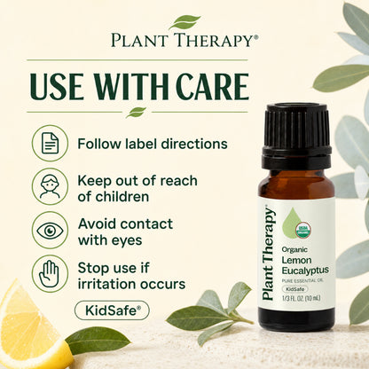 Plant Therapy Organic Lemon Eucalyptus Essential Oil