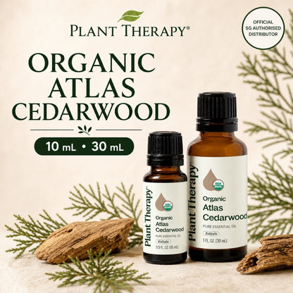 Plant Therapy Organic Cedarwood Atlas Essential Oil
