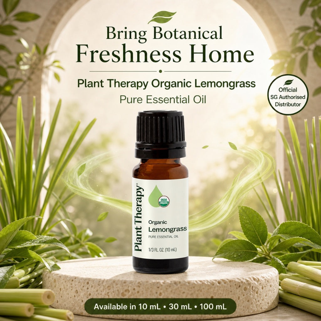 Plant Therapy Organic Lemongrass Essential Oil