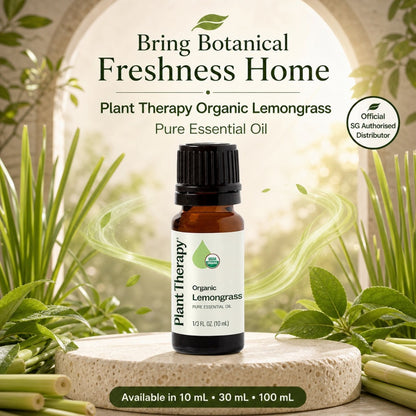 Plant Therapy Organic Lemongrass Essential Oil