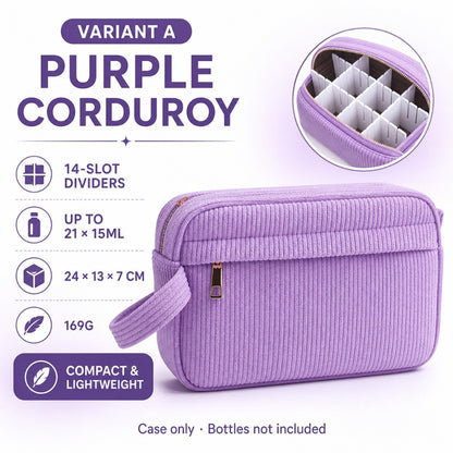 42-Slot Essential Oil Carrying Case – Purple product image 13 – Nature Therapy Singapore