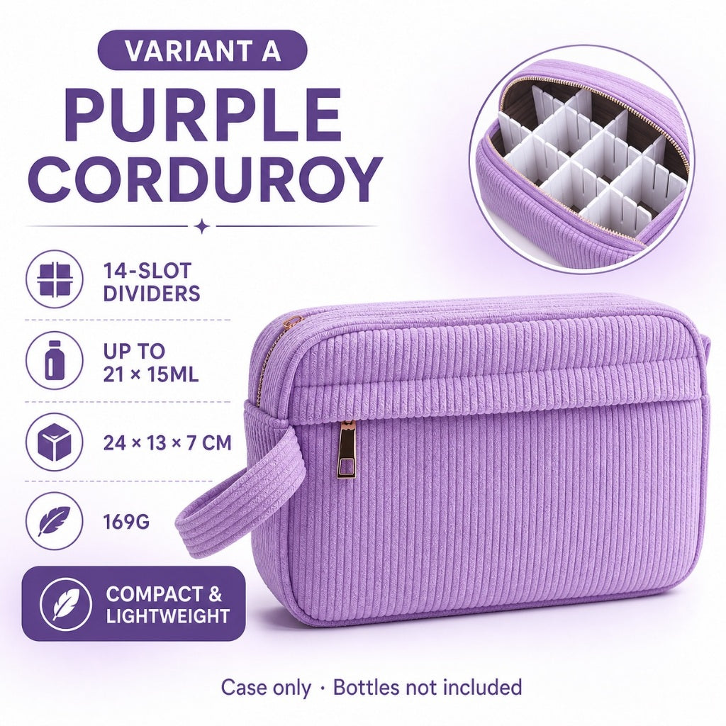 42-Slot Essential Oil Carrying Case – Purple product image 10 – Nature Therapy Singapore