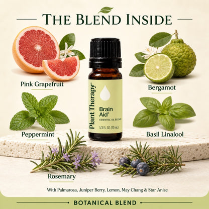 Plant Therapy Brain Aid Synergy Essential Oil