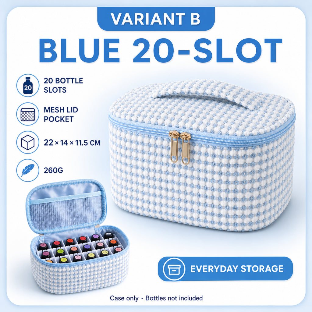 20-Slot Essential Oil Storage Case product image 11 – Nature Therapy Singapore