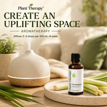 Plant Therapy Lemongrass Essential Oil
