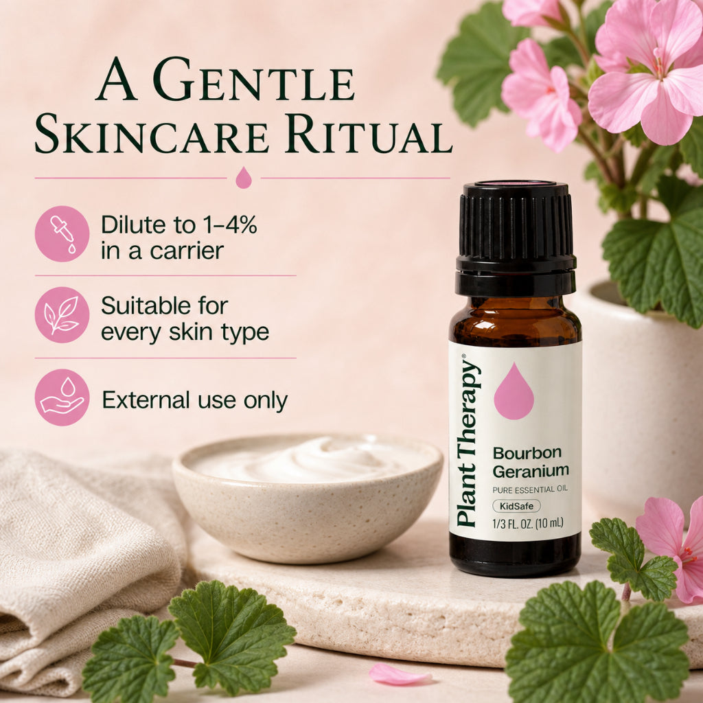 Plant Therapy Geranium Bourbon Essential Oil