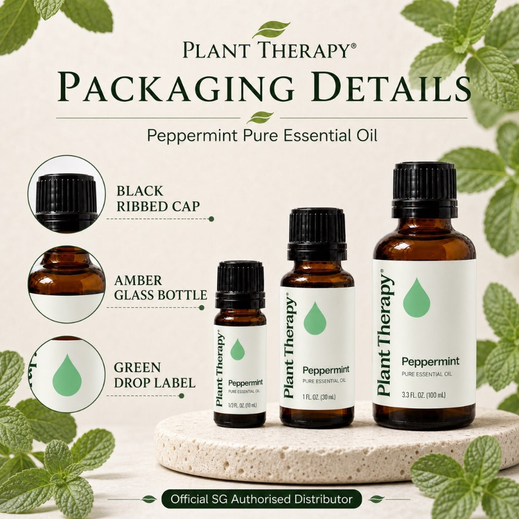 Plant Therapy Peppermint Essential Oil | Official SG Authorised Distributor