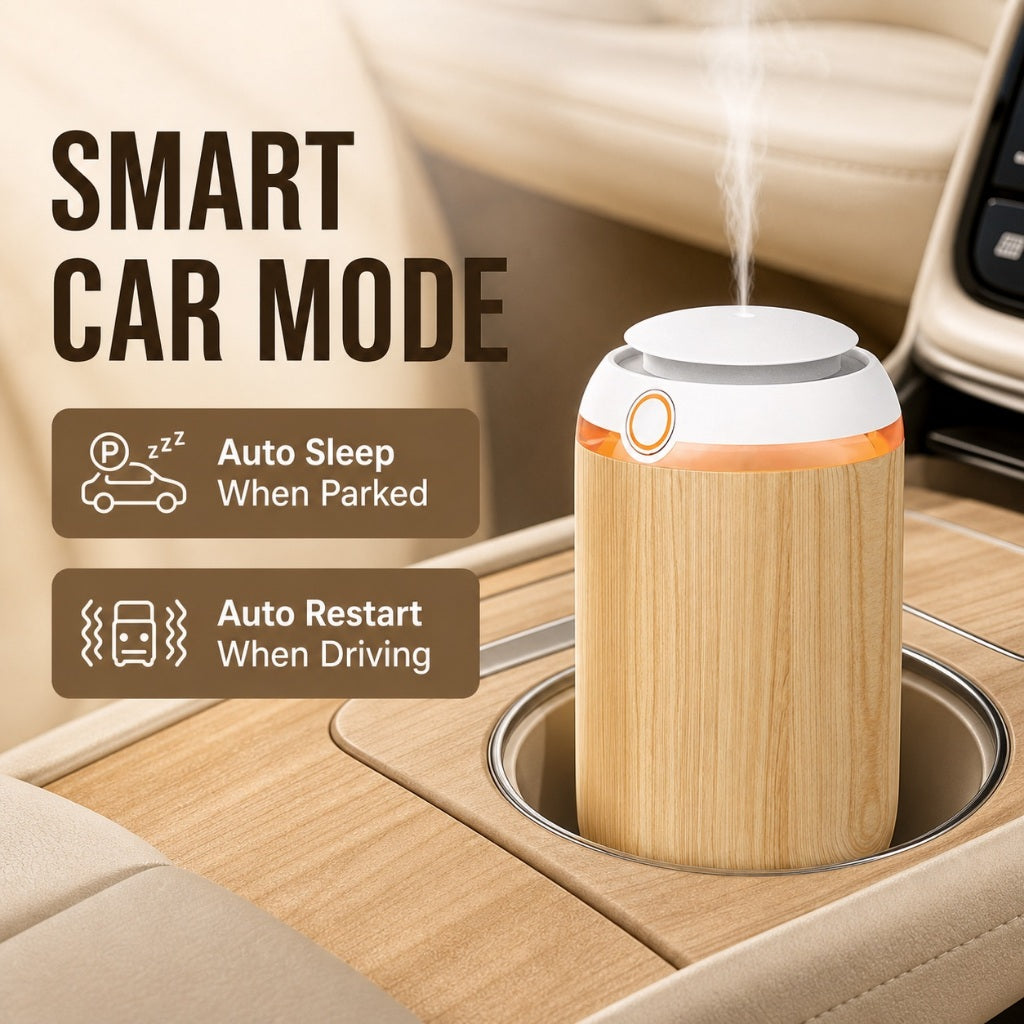 Smart Car &amp; Home Waterless Aroma Diffuser | Rechargeable | Premium Aluminum Design