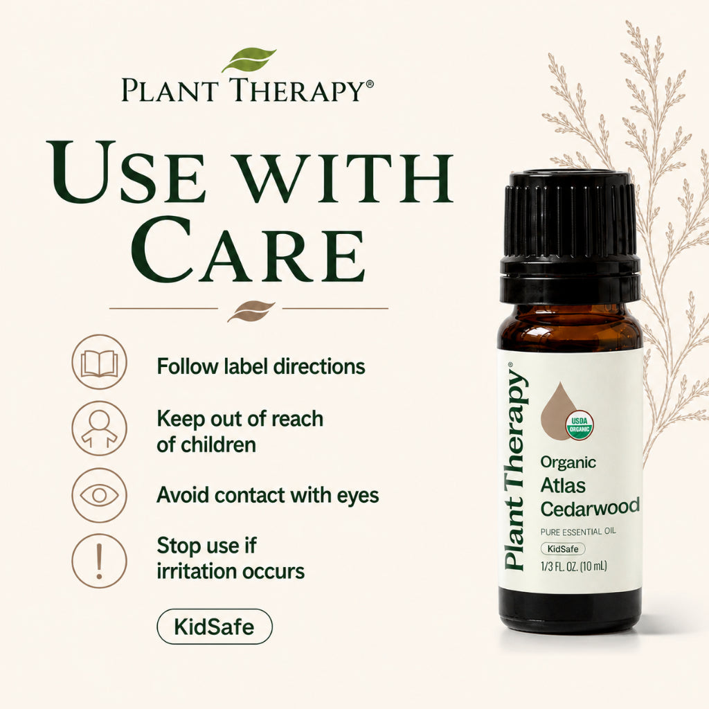 Plant Therapy Organic Cedarwood Atlas Essential Oil
