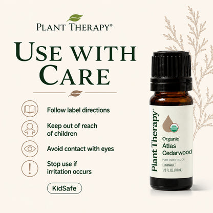 Plant Therapy Organic Cedarwood Atlas Essential Oil