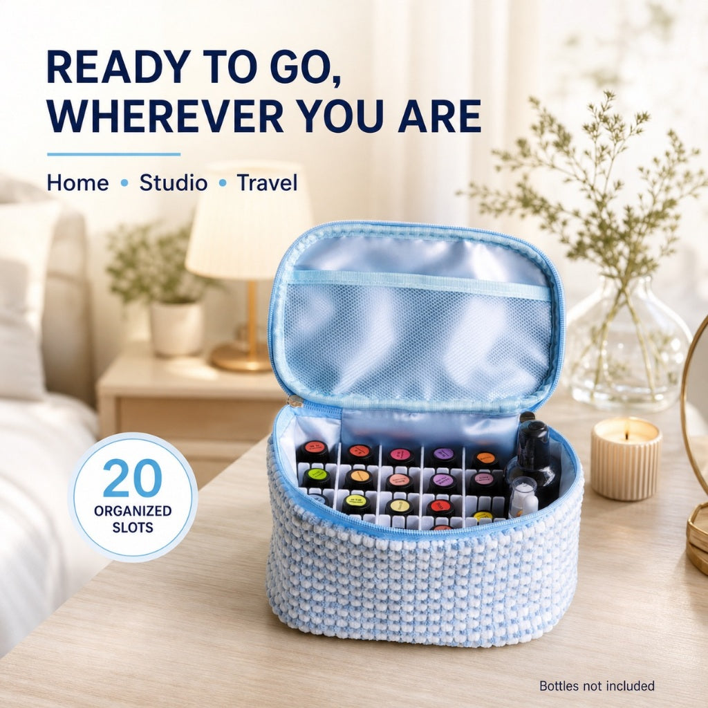 20-Slot Essential Oil Storage Case product image 5 – Nature Therapy Singapore