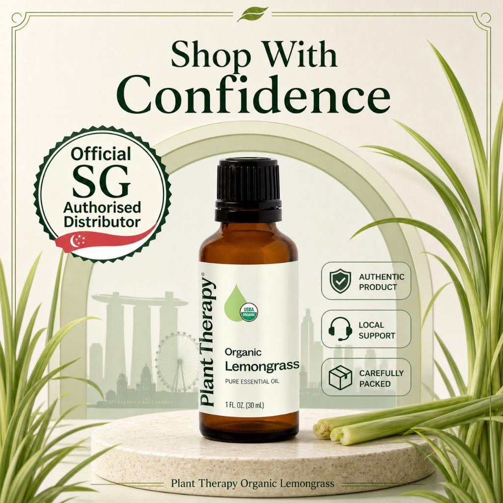 Plant Therapy Organic Lemongrass Essential Oil
