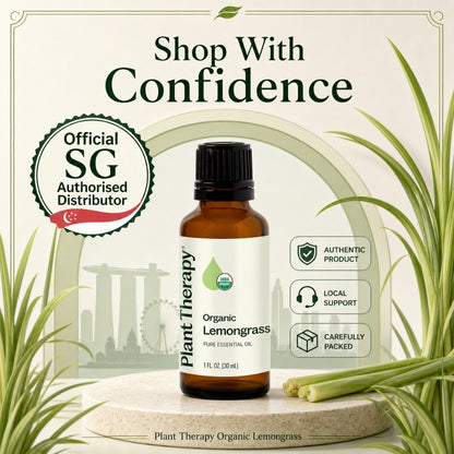 Plant Therapy Organic Lemongrass Essential Oil