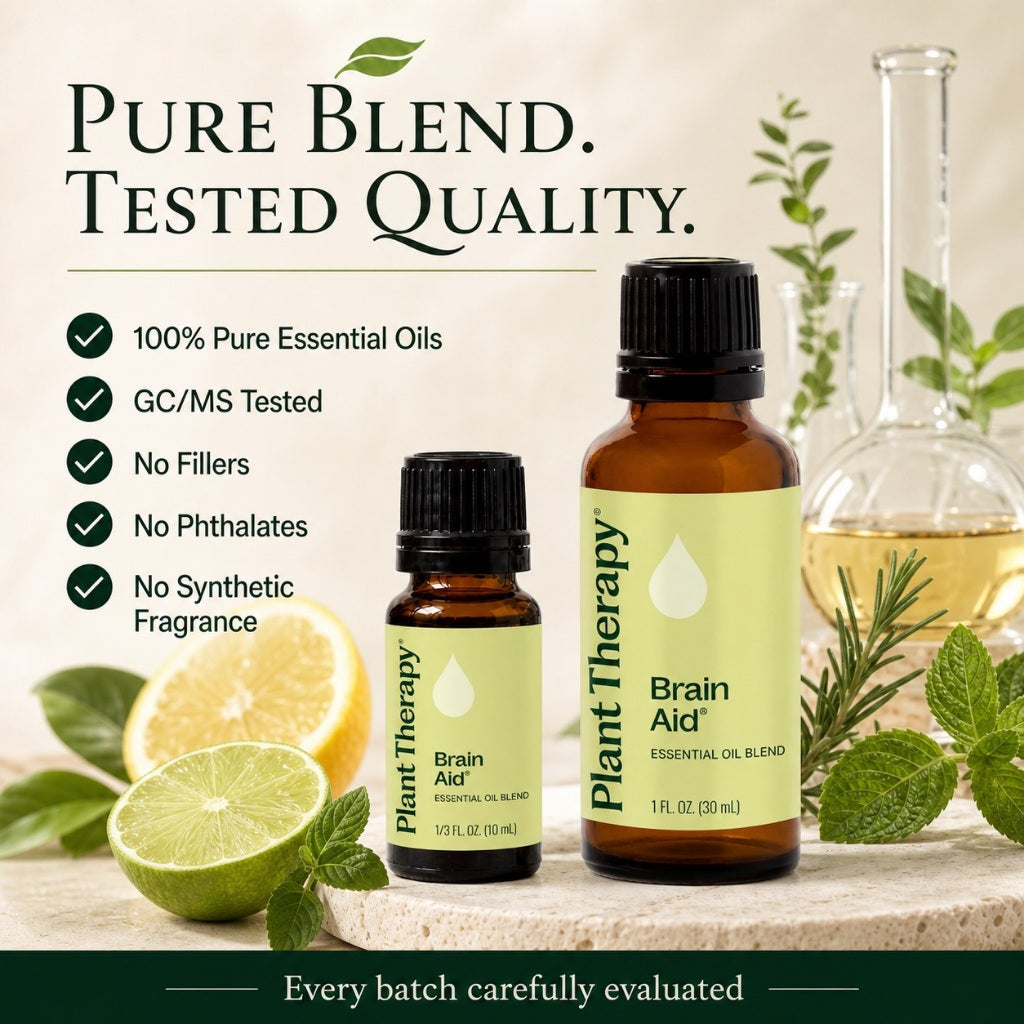 Plant Therapy Brain Aid Synergy Essential Oil