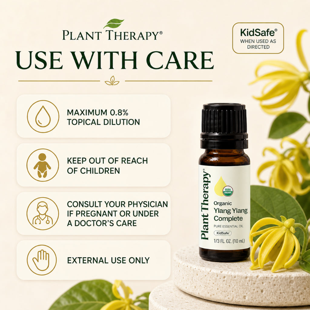 Plant Therapy Organic Ylang Ylang Complete Essential Oil