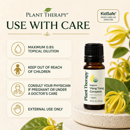 Plant Therapy Organic Ylang Ylang Complete Essential Oil