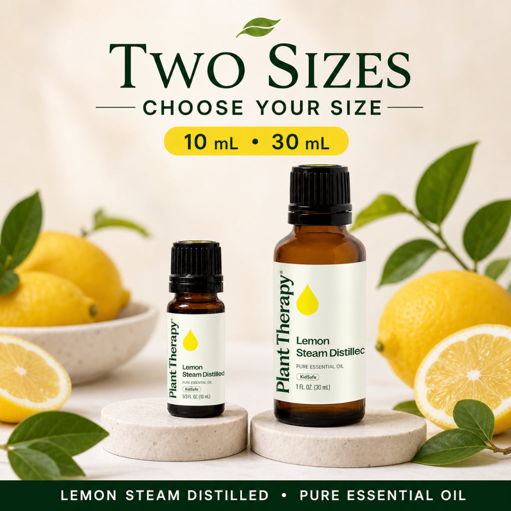 Plant Therapy Lemon Steam Distilled Essential Oil