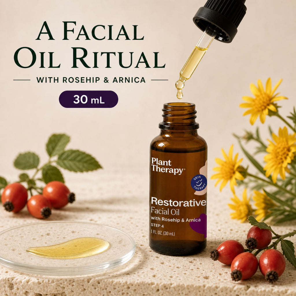 Plant Therapy Restorative Facial Oil with Arnica (Rosehip &amp; Grapeseed Face Oil)