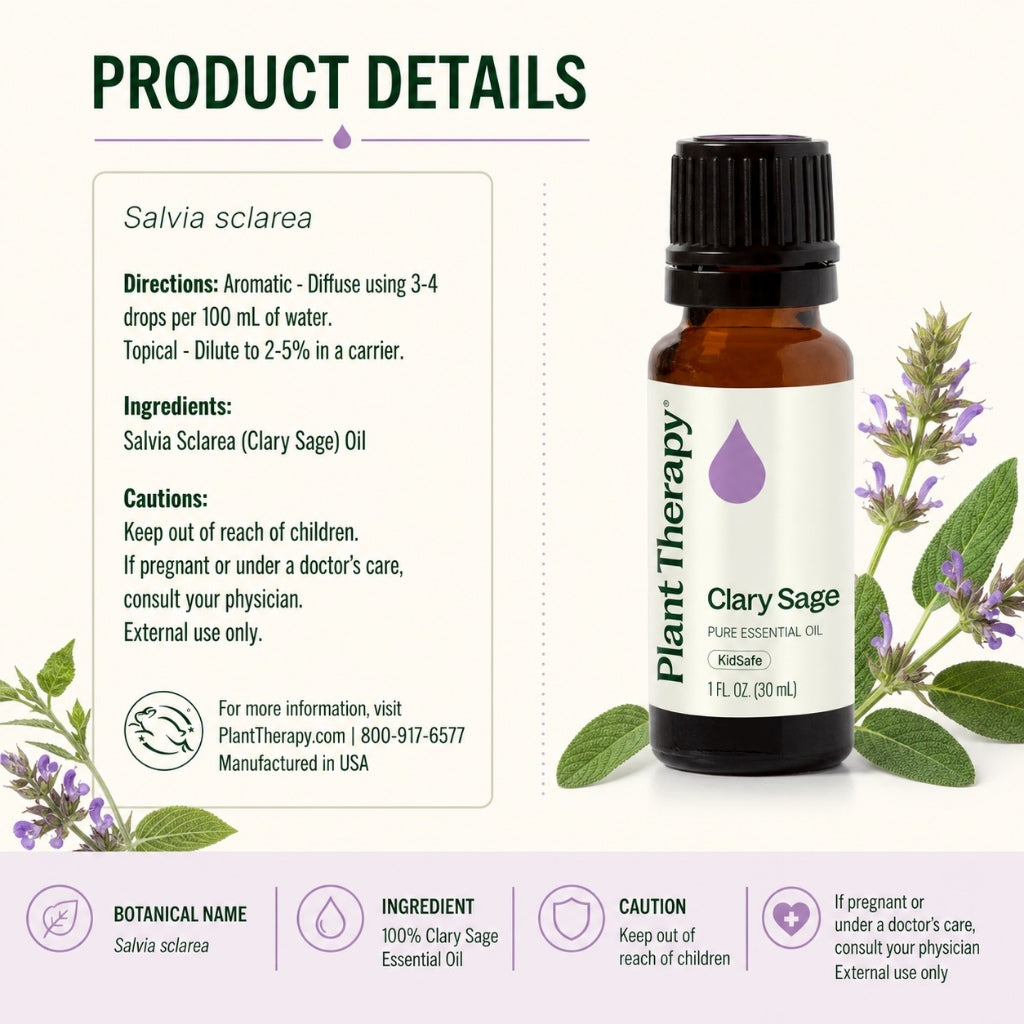 Plant Therapy Clary Sage Essential Oil