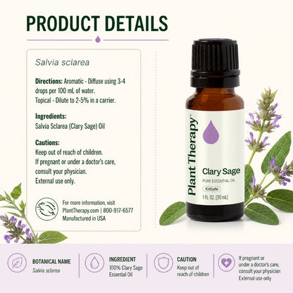 Plant Therapy Clary Sage Essential Oil