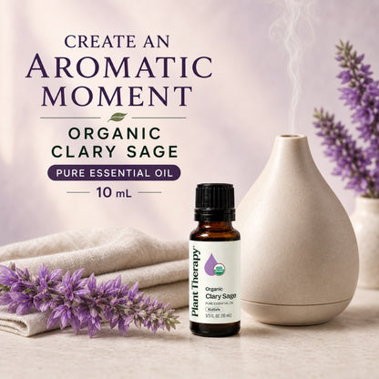 Plant Therapy Organic Clary Sage Essential Oil 10ml