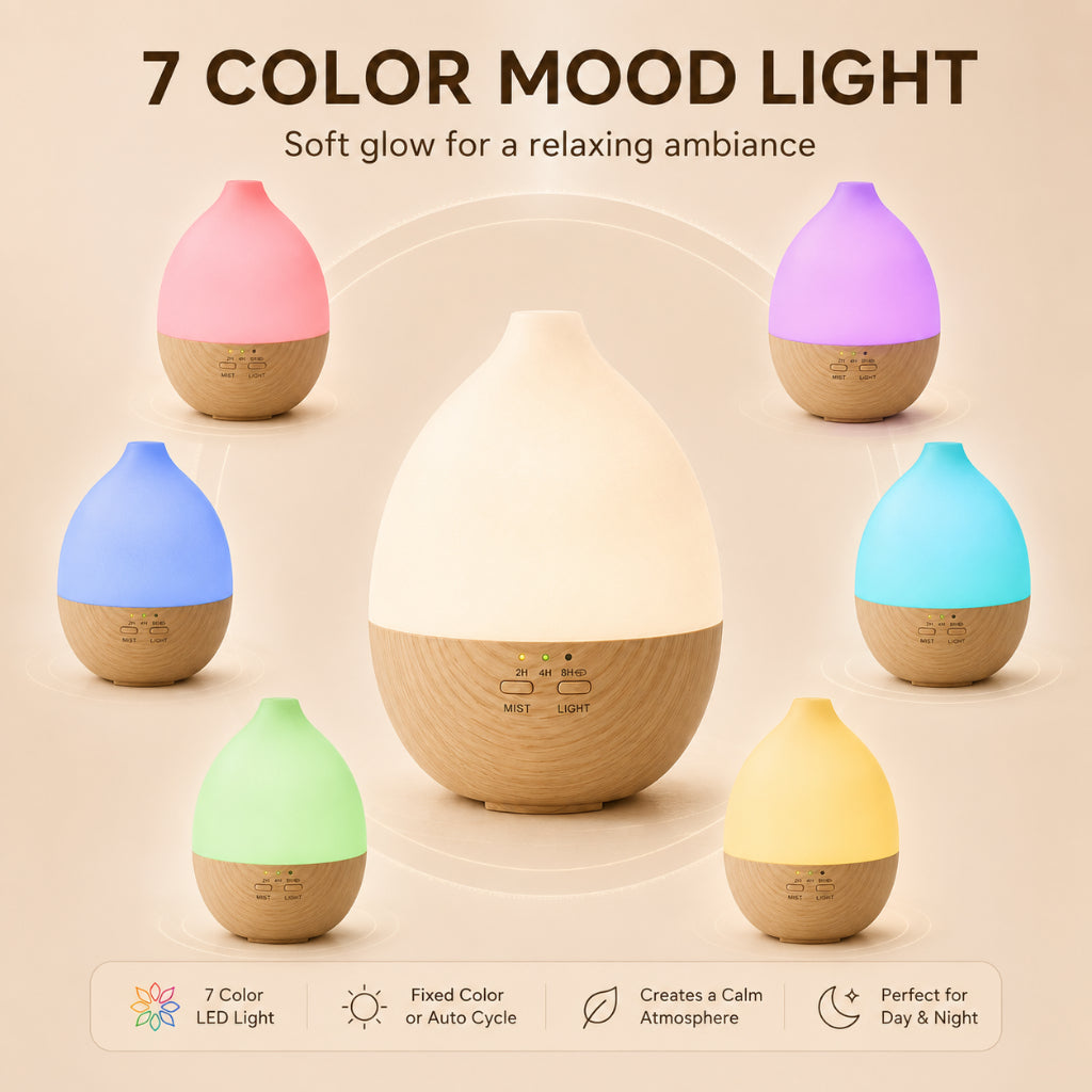 200ml Raindrop Style Ultrasonic Aroma Diffuser
