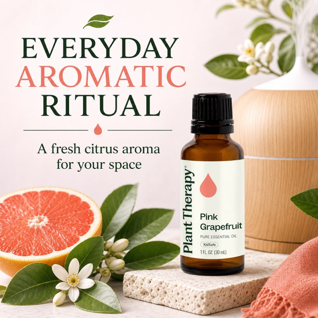 Plant Therapy Grapefruit Pink Essential Oil