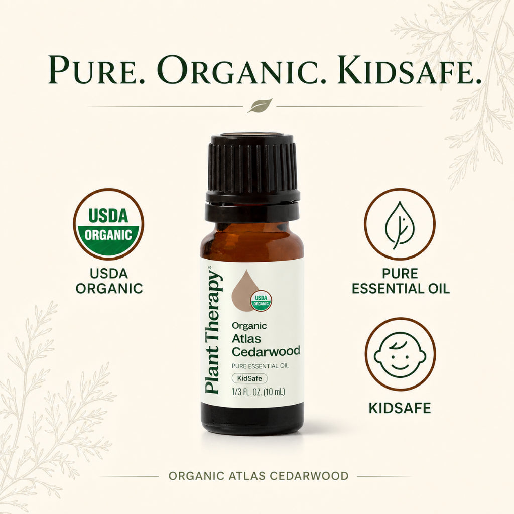 Plant Therapy Organic Cedarwood Atlas Essential Oil