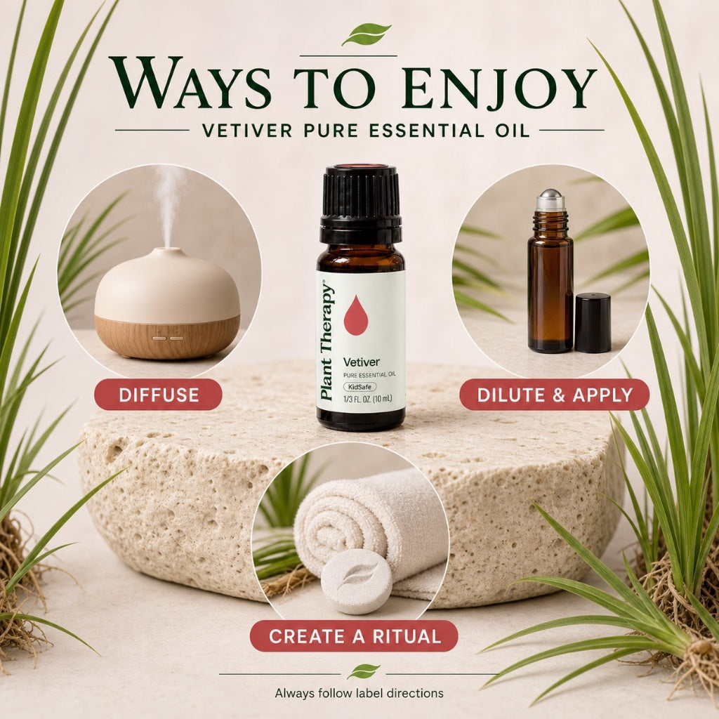 Plant Therapy Vetiver Essential Oil